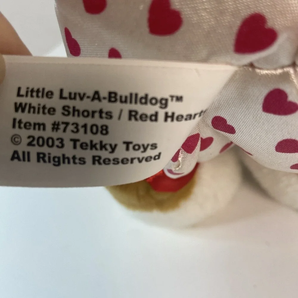 Vtg 2003 Tekky Toys Luv a Bulldog Plush Dog Puppy Sings Lovesick Blues & Wiggles